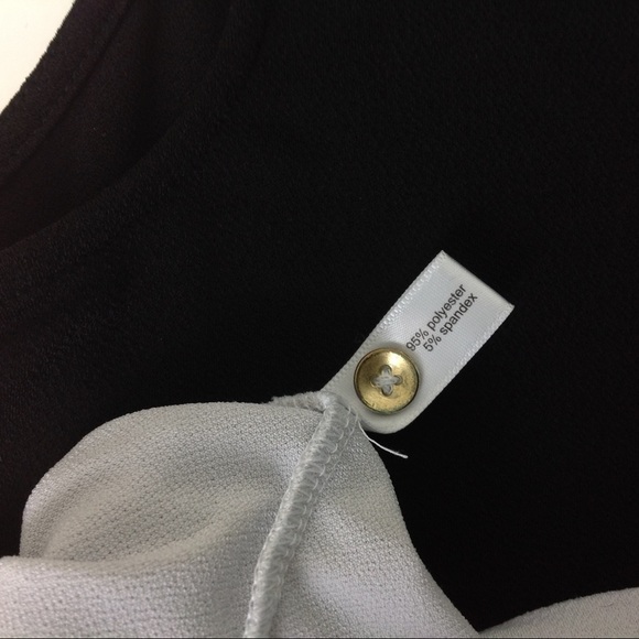THE Limited - Black Sleeveless Top Gray Trim Size‎ xs - Picture 6 of 6